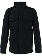Aspesi Roll Neck Jacket, Men's, Size: Large, Black, Spandex/elastane/polyimide