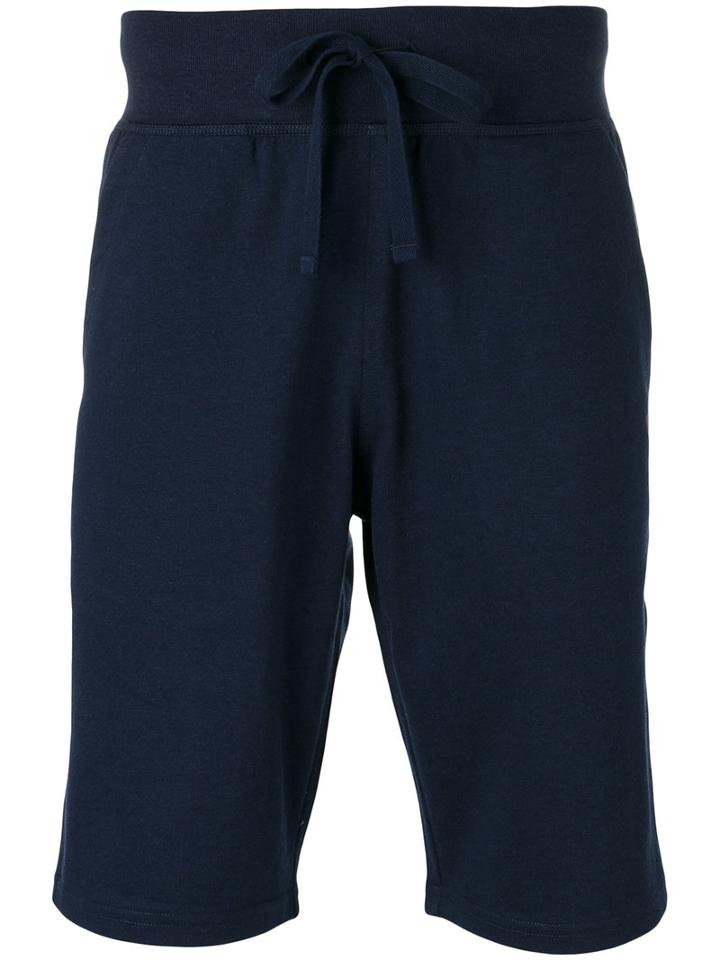 Polo Ralph Lauren Logo Embroidered Track Shorts, Men's, Size: Small, Blue, Cotton/polyester/viscose