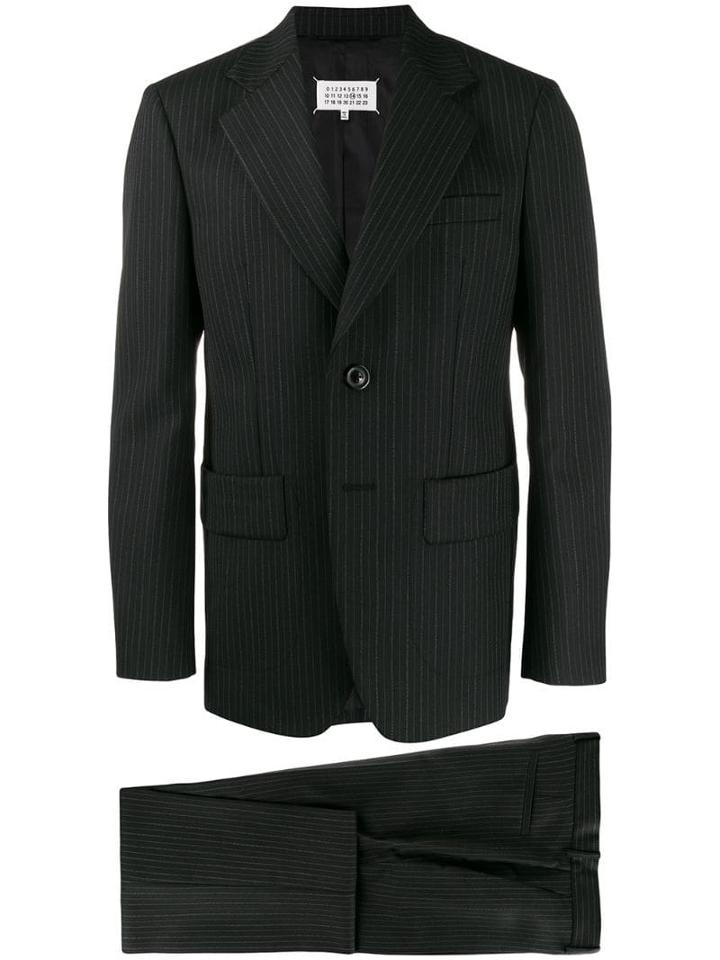 Maison Margiela Striped Blazer - Black