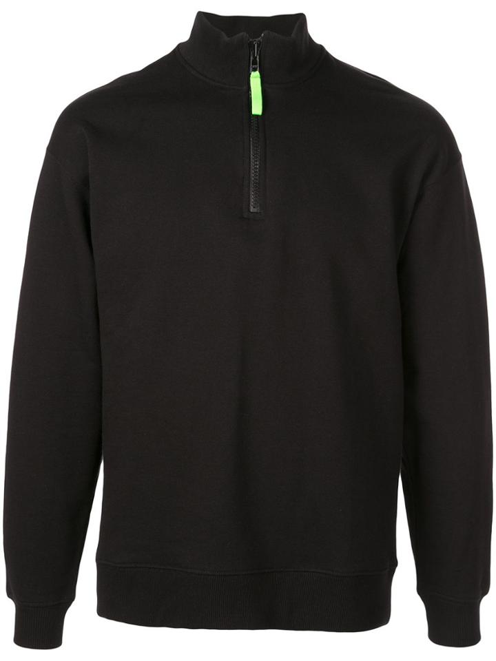 Opening Ceremony Zip Front Sweatshirt - Black