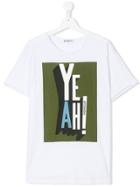 Dondup Kids Yeah! Print T-shirt - White