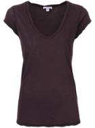 James Perse Jersey T-shirt - Pink & Purple