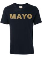 Bellerose Slogan Print T-shirt, Men's, Size: Medium, Blue, Cotton