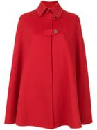 Versace Collared Cape Coat