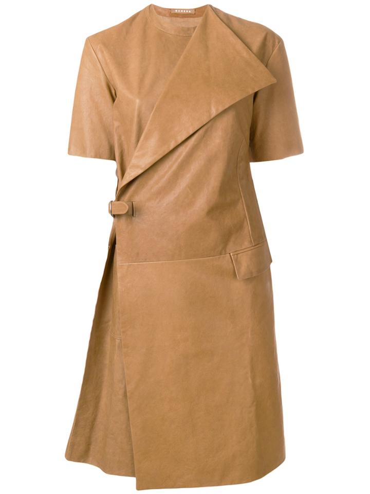 Nehera Wrap Front Dress - Nude & Neutrals