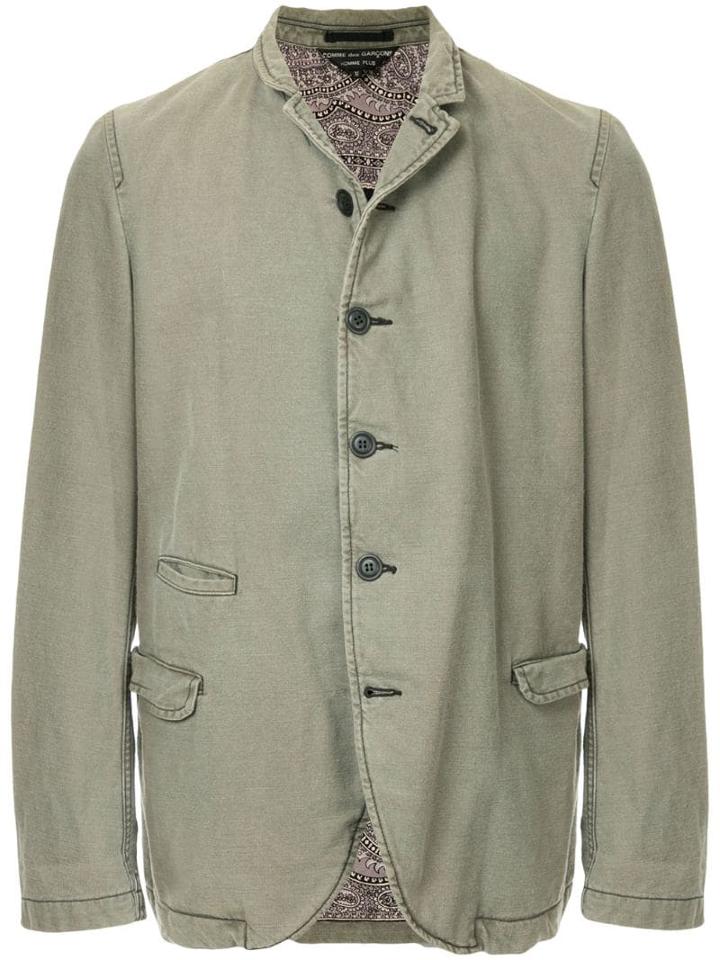 Comme Des Garçons Pre-owned Flap Pockets Jacket - Green