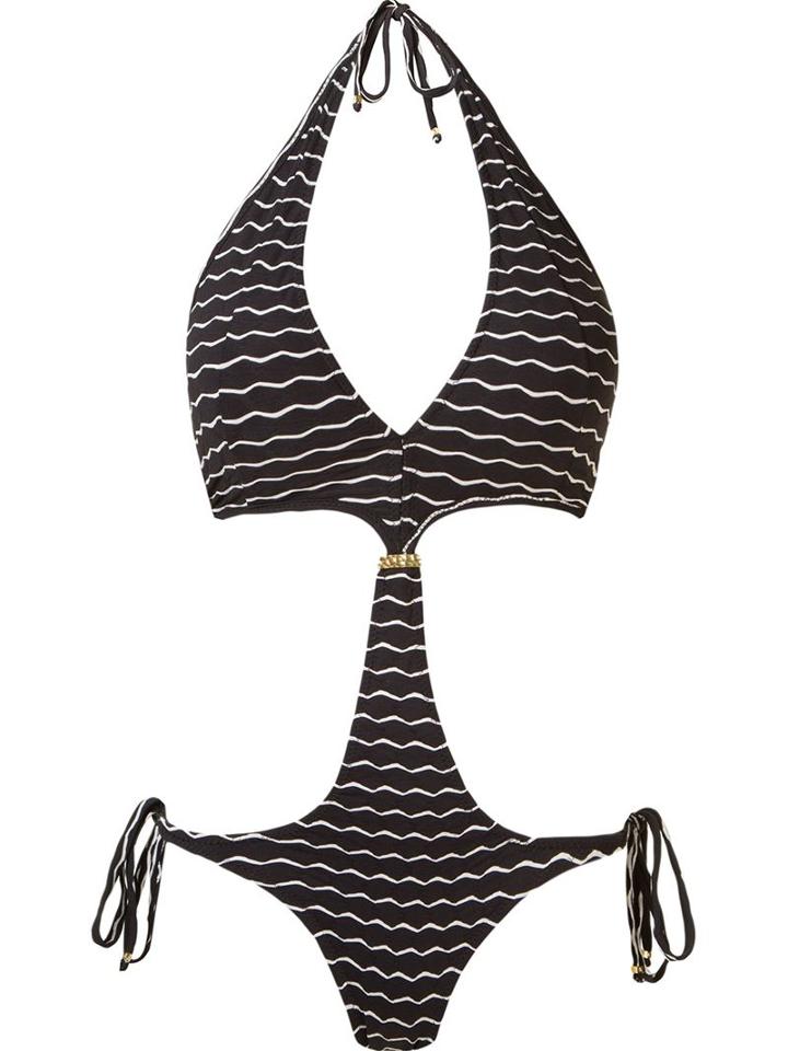 Amir Slama Striped Swimsuit