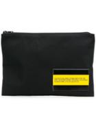 Calvin Klein Jeans Est. 1978 Logo Patch Clutch - Black