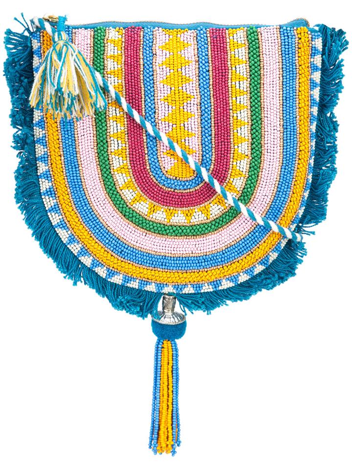 Figue Striped Luna Pouch - Blue