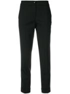 Etro Straight-leg Cropped Trousers - Black