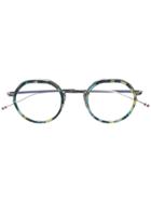 Thom Browne Eyewear Round-frame Glasses - Blue