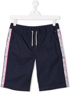 Tommy Hilfiger Junior Logo Stripe Shorts - Blue