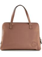 Gucci Embossed Logo Tote