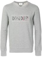 Dondup Logo Print Sweatshirt - Grey