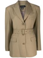 Low Classic Single Breasted Jacket - Green