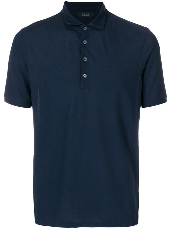 Zanone Polo Shirt - Blue