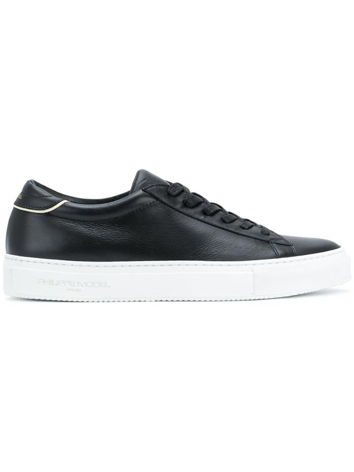Philippe Model Casual Lace-up Sneakers - Black