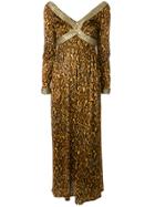 Great Unknown Leopard Print Maxi Dress - Brown