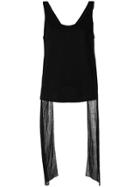 Lost & Found Rooms Panelled Tank Top - Black