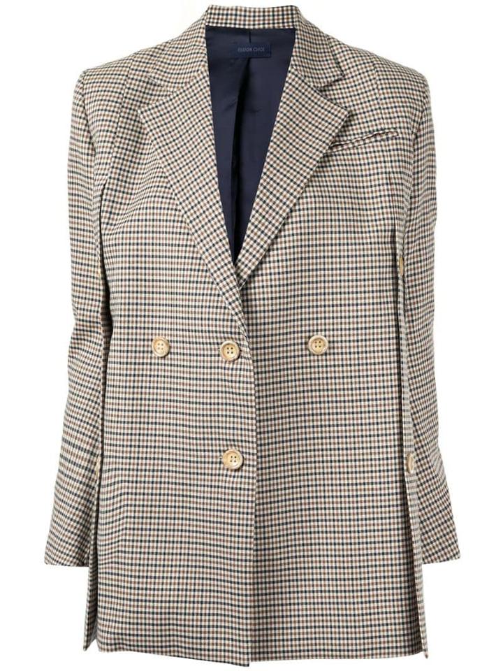 Eudon Choi Beatrice Button-embellished Blazer - Brown