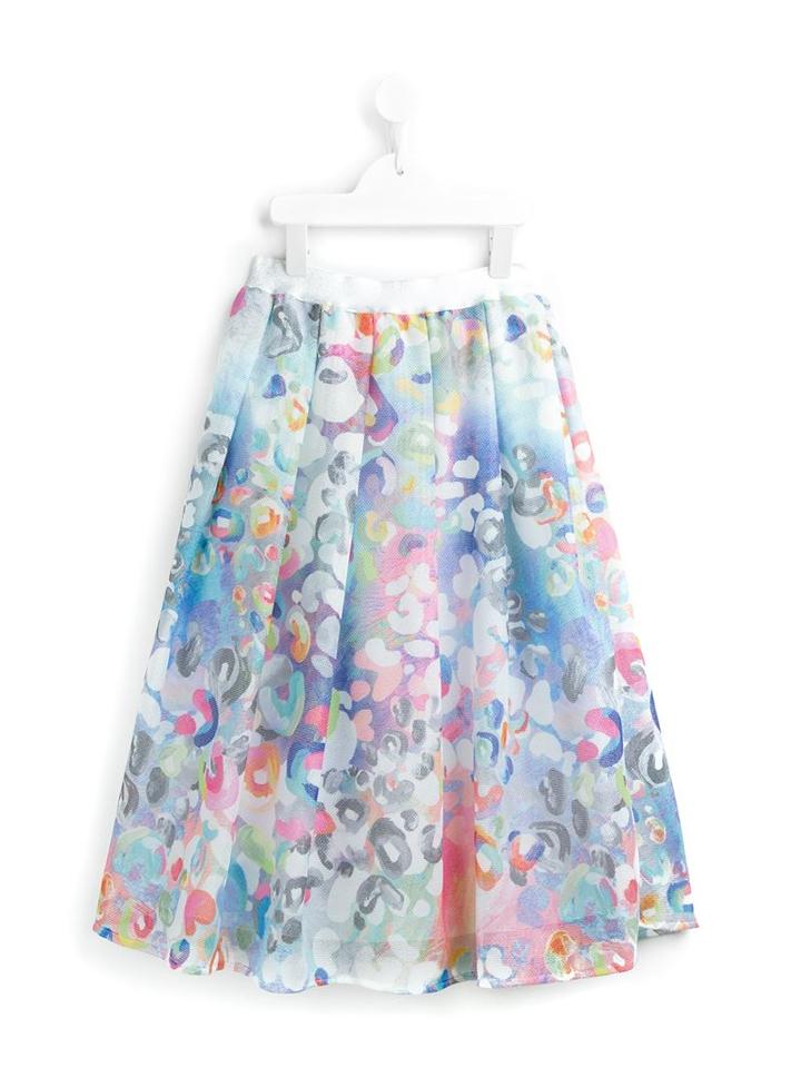 Simonetta Floral Print Maxi Skirt, Kids Unisex, Size: 10 Yrs, Cotton/polyester/viscose