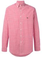 Etro - Checked Shirt - Men - Cotton - 42, Red, Cotton