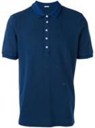 Massimo Alba Classic Polo Shirt, Men's, Size: Small, Blue, Cotton/spandex/elastane