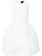 Simone Rocha Voluminous Cloqué Dress, Women's, Size: 8, White, Nylon/acrylic/polyester/viscose