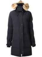 Canada Goose 'shelburne' Parka, Women's, Size: Medium, Blue, Cotton/feather Down/nylon/coyote Fur