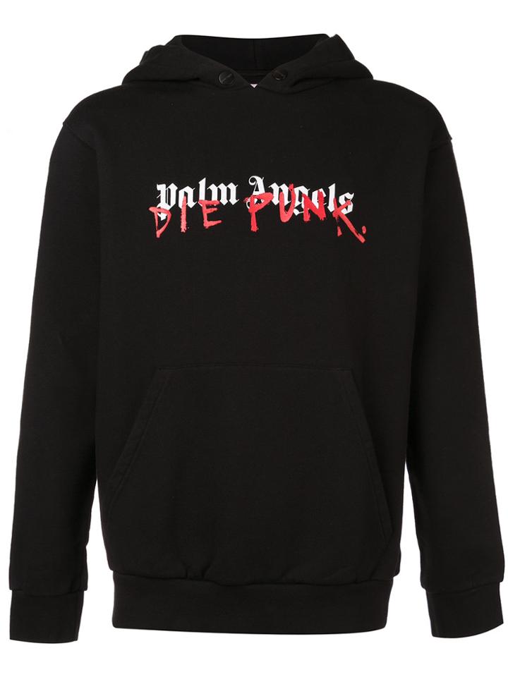 Palm Angels Die Punk Hoodie - Black