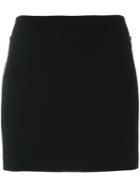 Barbara Bui Mini Skirt, Women's, Size: 38, Black, Polyester/lamb Skin/viscose/spandex/elastane