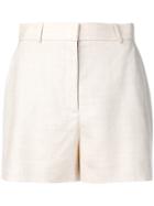 Stella Mccartney High Waist Shorts - Neutrals