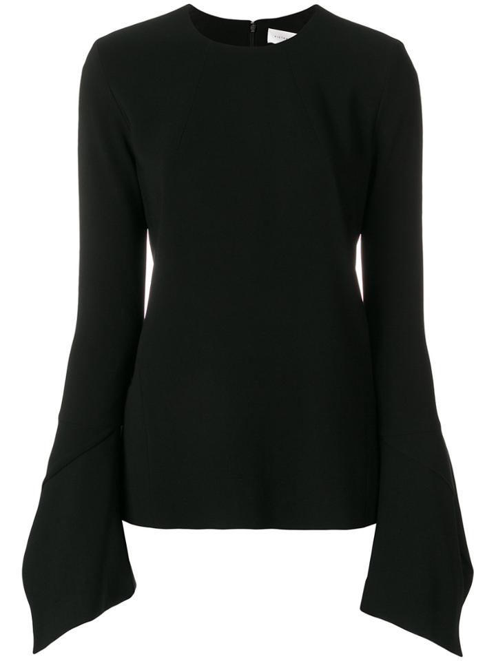 Victoria Beckham Bell Sleeves Blouse - Black
