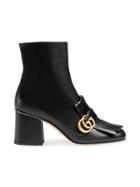 Gucci Black Marmont 70 Ankle Boots