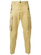 Dsquared2 Cropped Cargo Trousers - Nude & Neutrals