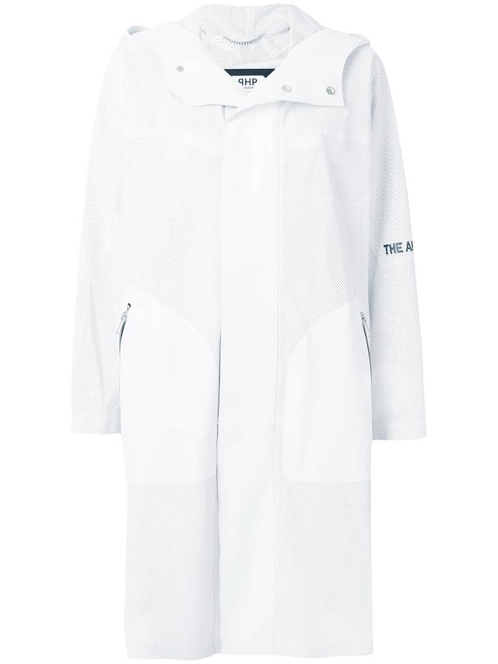 Pihakapi Designer Hooded Coat - White