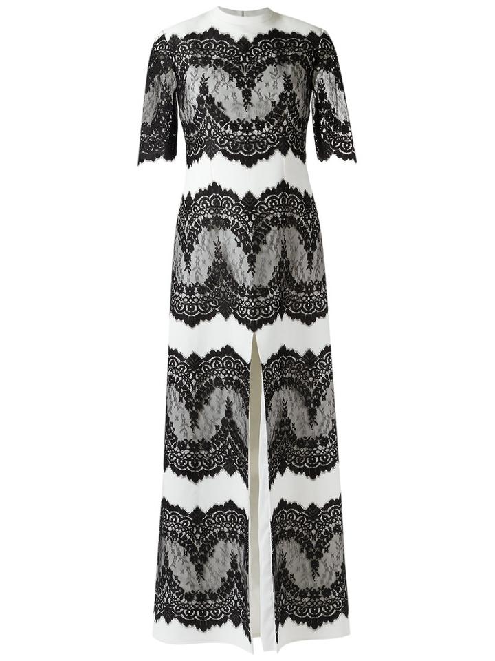 Olympiah - Lace Panelled Gown - Women - Polyester/spandex/elastane - 36, White, Polyester/spandex/elastane
