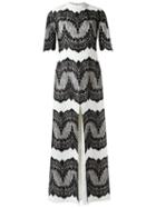 Olympiah - Lace Panelled Gown - Women - Polyester/spandex/elastane - 36, White, Polyester/spandex/elastane