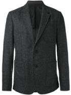 Ami Alexandre Mattiussi - Half-lined 2 Button Jacket - Men - Viscose/wool - 54, Grey, Viscose/wool