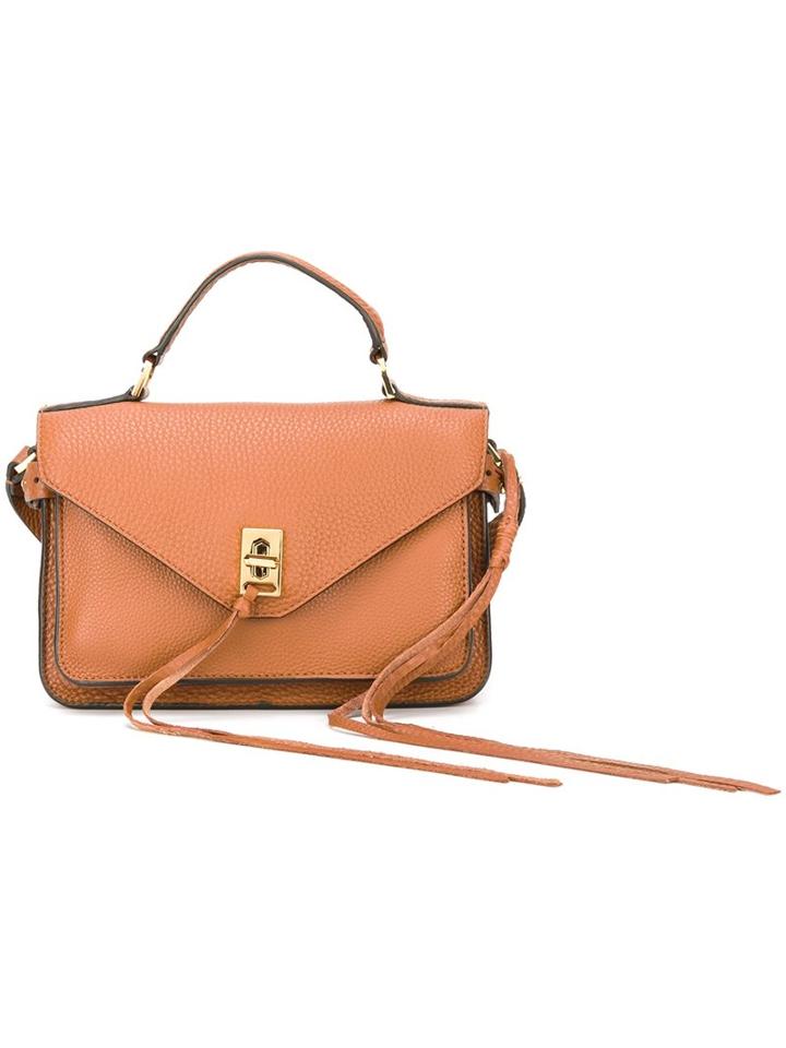 Rebecca Minkoff Fringed Detail Small Tote, Women's, Nude/neutrals