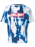 Helmut Lang Washed Out Logo T-shirt - Blue