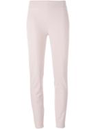 Joseph Side Zip Trousers, Women's, Size: 40, Pink/purple, Viscose/cotton/spandex/elastane