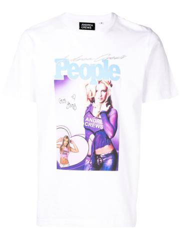 Andrea Crews Britney Spears T-shirt - White