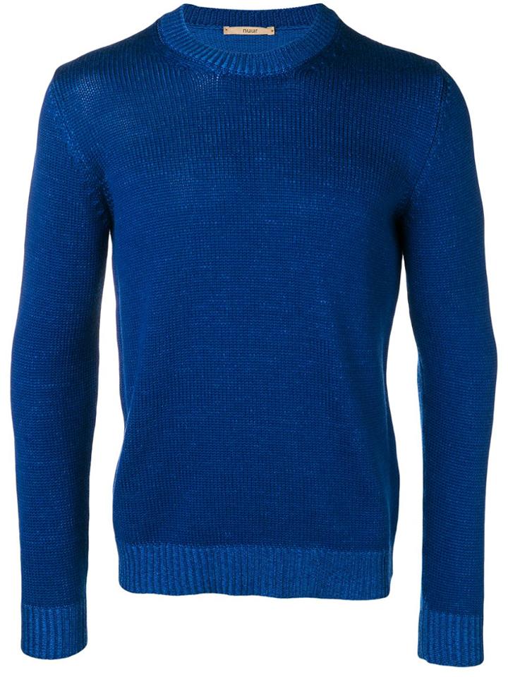 Nuur Ribbed Jumper - Blue