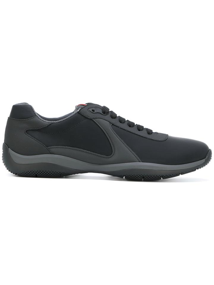 Prada Cup Soled Sneakers - Black