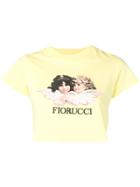 Fiorucci Angels Cropped T-shirt - Yellow