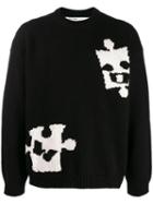 Off-white Puzzle Knit Sweater - Black
