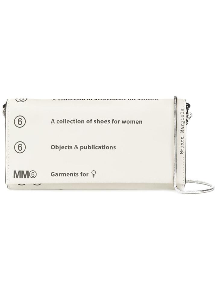 Mm6 Maison Margiela A Colletion Wallet - White