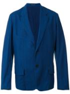Yohji Yamamoto - Two Button Blazer - Men - Cotton - 2, Blue, Cotton