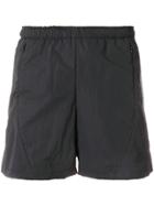 Cottweiler Stripe Detail Running Shorts - Black